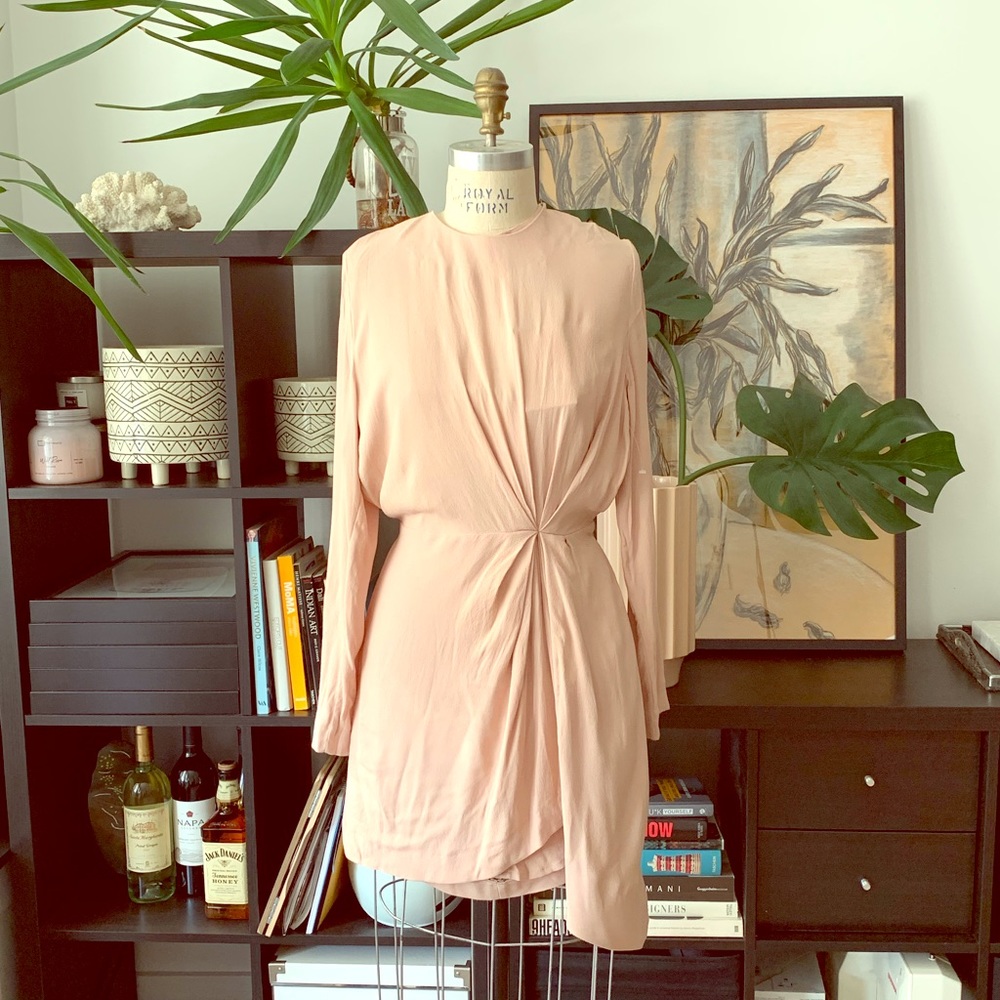 NWT - IRO Open Back Crepe Dress